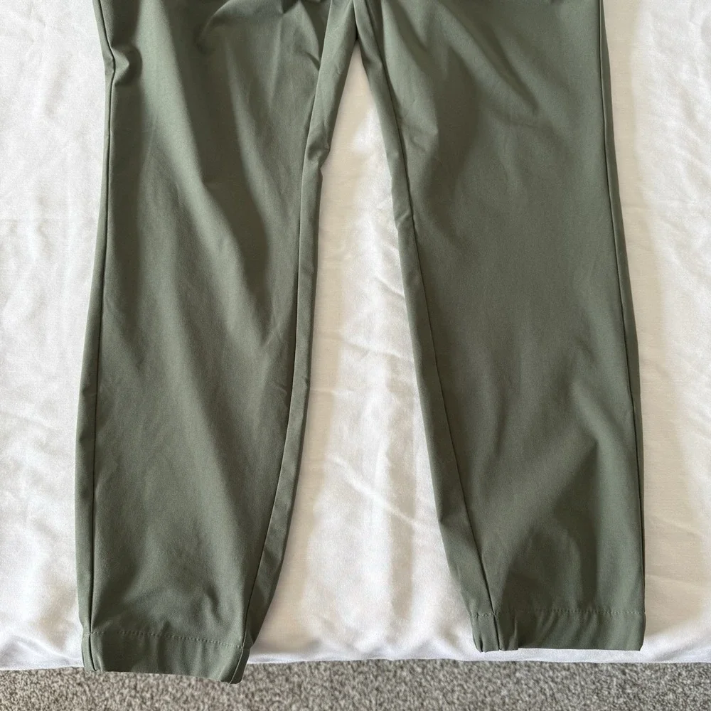 Mizzen + Main Helmsman Pants Mens 34x30 Performance Chino Tech Golf Office Green